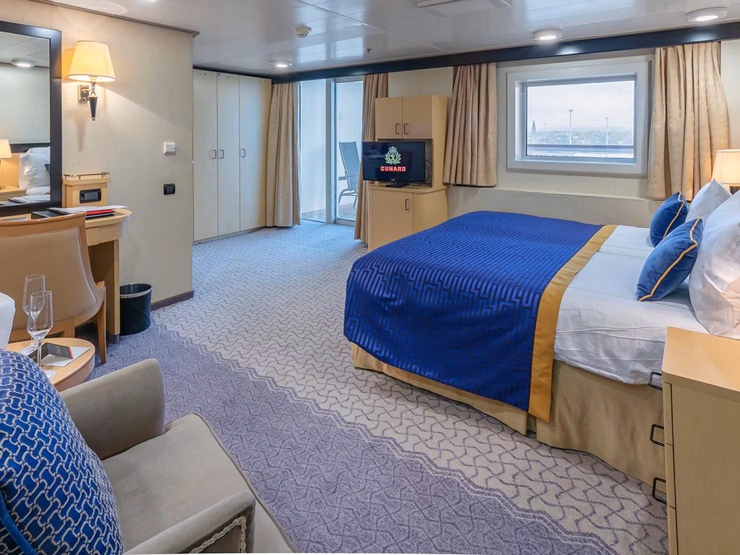Accessible staterooms on Queen Elizabeth