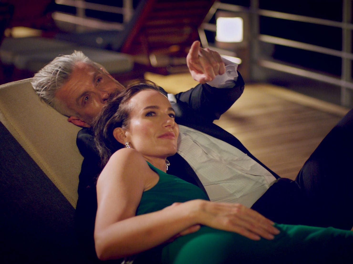 Deck games and stargazing on Queen Elizabeth
