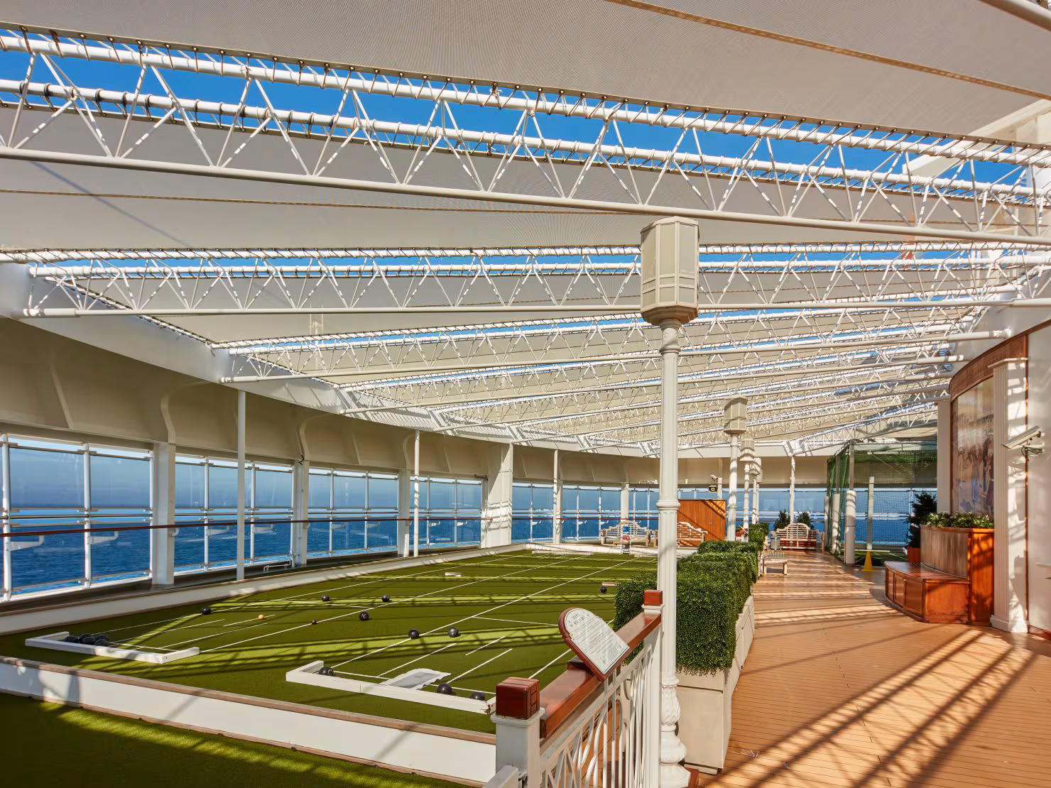 Games Deck on Queen Elizabeth